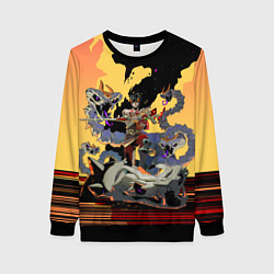 Свитшот женский Hades Загрей принц Подземного мира, цвет: 3D-черный