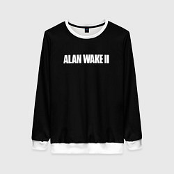 Женский свитшот Alan Wake 2 logo game