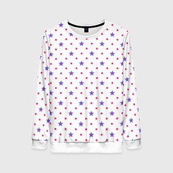 Женский свитшот Красивый узор звезды