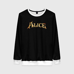 Свитшот женский Alice american mcgee, цвет: 3D-белый