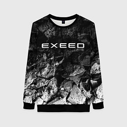 Свитшот женский Exeed black graphite, цвет: 3D-черный