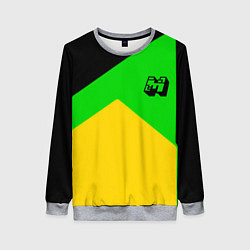 Женский свитшот Minecraft geometry