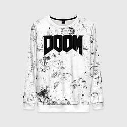 Свитшот женский Doom dirty ice, цвет: 3D-белый