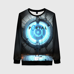 Женский свитшот Portal logo game