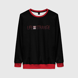 Свитшот женский Life is strange logo, цвет: 3D-красный