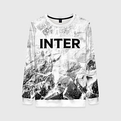 Свитшот женский Inter white graphite, цвет: 3D-белый