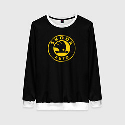 Женский свитшот Skoda yellow