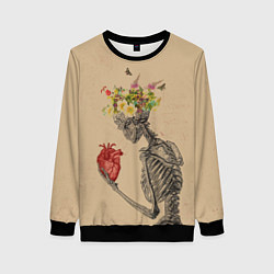 Женский свитшот Bone and heart