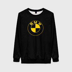 Женский свитшот BMW logo yellow
