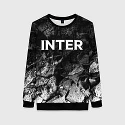 Свитшот женский Inter black graphite, цвет: 3D-черный