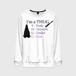 Женский свитшот Im a thug