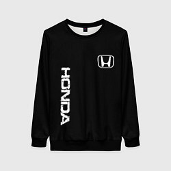 Женский свитшот Honda white logo auto