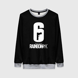 Свитшот женский Rainbow six ubisoft game, цвет: 3D-меланж
