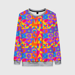 Женский свитшот Нео-гео текстура