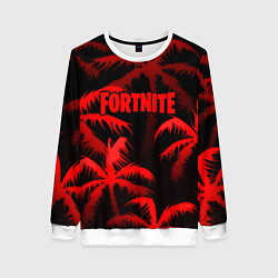 Женский свитшот Fortnite tropic red