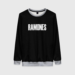 Женский свитшот Ramones white logo