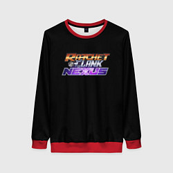 Женский свитшот Ratchet & Clank logo