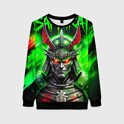 Свитшот женский Samurai green, цвет: 3D-черный