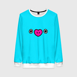 Свитшот женский BT21-Mang, цвет: 3D-белый