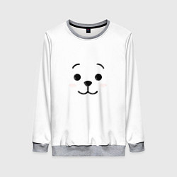 Свитшот женский BT21 RJ, цвет: 3D-меланж