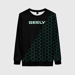 Женский свитшот Geely чёрный мозаика