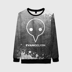 Свитшот женский Evangelion - grey gradient, цвет: 3D-черный