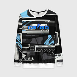 Свитшот женский CS GO vulkan steel, цвет: 3D-белый