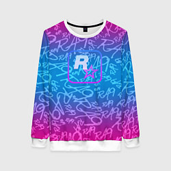 Женский свитшот Rock star neon