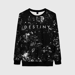 Свитшот женский Destiny black ice, цвет: 3D-черный