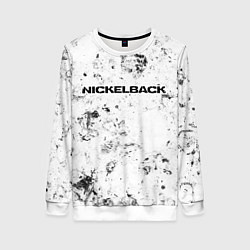 Свитшот женский Nickelback dirty ice, цвет: 3D-белый