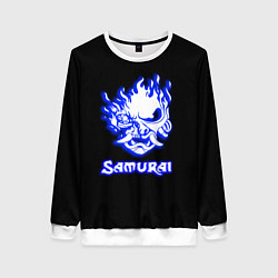 Свитшот женский Samurai logo ghost, цвет: 3D-белый