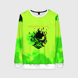 Женский свитшот Cyberpunk кислотный