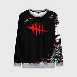 Женский свитшот Dead by daylight глитч
