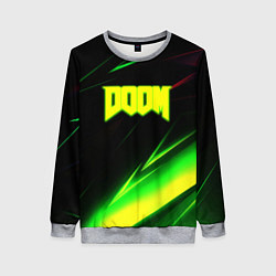 Женский свитшот Doom кислотные линии