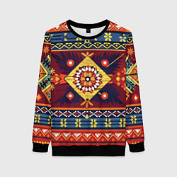 Женский свитшот Стиль советского ковра узоры и орнамент