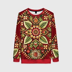 Женский свитшот Стиль советского ковра узоры и орнамент