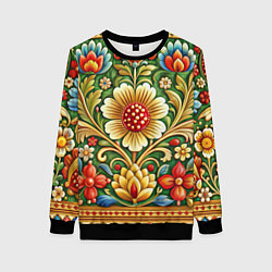 Женский свитшот Стиль советского ковра узоры и орнамент