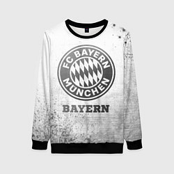 Свитшот женский Bayern - white gradient, цвет: 3D-черный