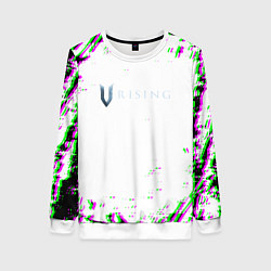 Женский свитшот Vrising глитч краски