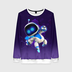 Свитшот женский Mascot - Astro Bot, цвет: 3D-белый