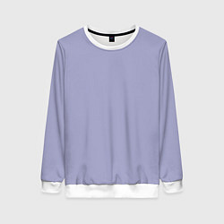 Женский свитшот Эмоция хандры - бледно-фиолетовый