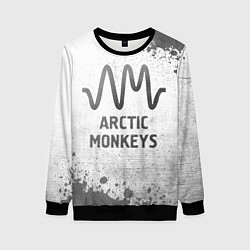 Свитшот женский Arctic Monkeys - white gradient, цвет: 3D-черный