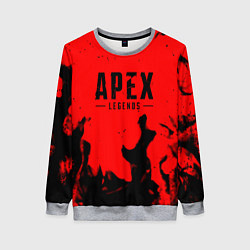 Женский свитшот Apex legends fire steel