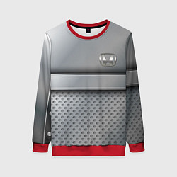 Свитшот женский Honda metal, цвет: 3D-красный