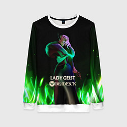 Свитшот женский Lady Geist Deadlock, цвет: 3D-белый