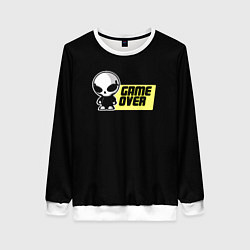 Женский свитшот Game over alien