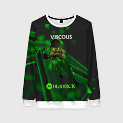 Свитшот женский Viscous Deadlock, цвет: 3D-белый