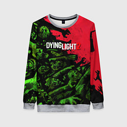 Женский свитшот Dying Light 2 zombie