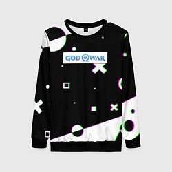 Женский свитшот God of war game patten