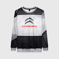 Свитшот женский Citroen grey metal, цвет: 3D-меланж